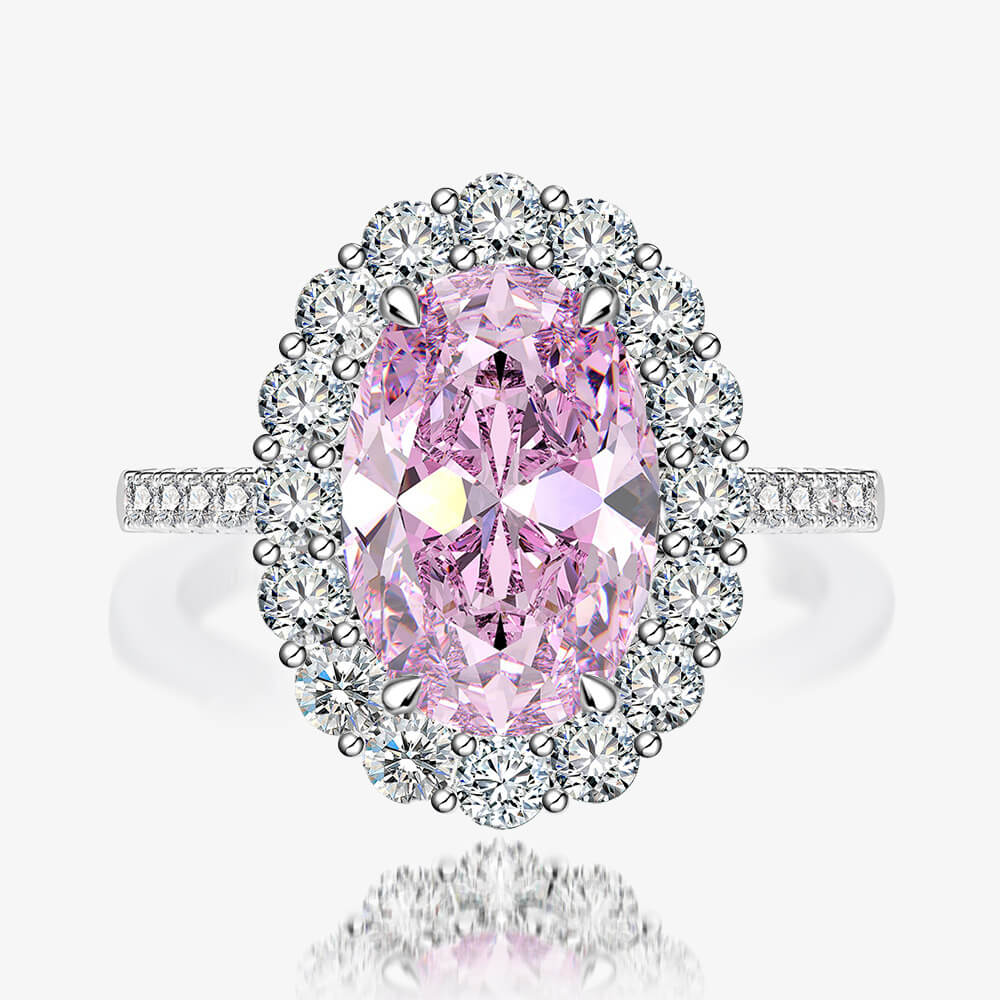 S925 Luxury 5.6CT High Carbon Diamond Ring-MARDAZA