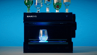 Barsys App Enabled #Robot Bartender makes most drinks in under 20 seconds |  Cocktail maker, Bartender, Robot