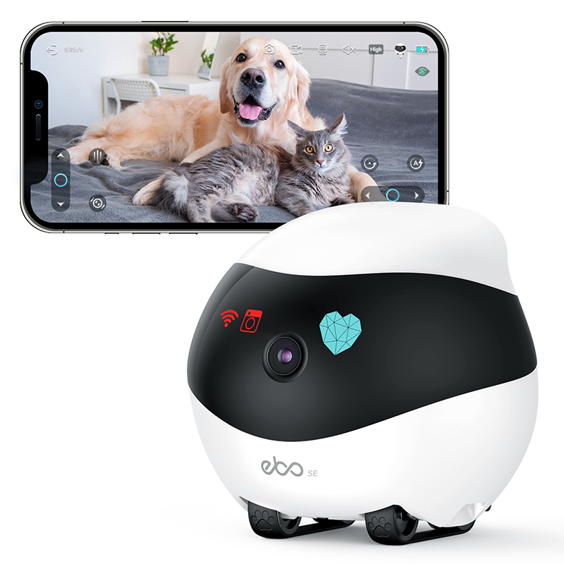 Enabot EBO AIR SE Home Robot Pet Camera Security Monitor 2 Way Audio AI  Tracking With E-Pet Wireless Self-Charging Night Vision