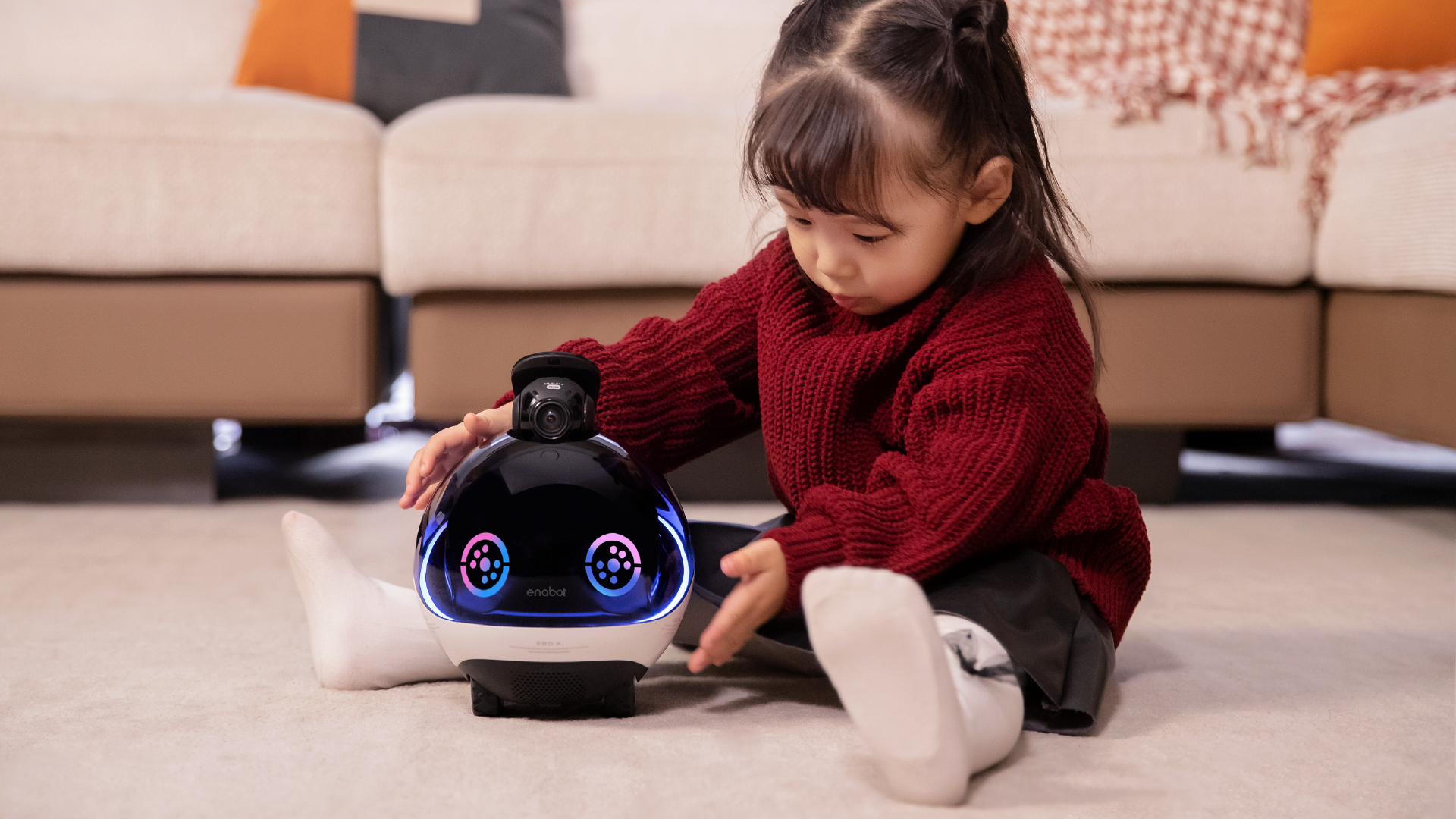 Enabot EBO SE con juego de 2 ruedas, cámara robótica de carga automática  con video, visión nocturna, robot compañero inalámbrico para mascotas