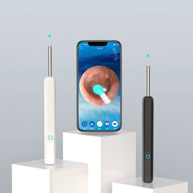 🎁LAST DAY PROMOTION 49%OFF🎁 WI -FI VISIBLE WAX ELIMINATION SPOON-USB 1080P HD LOAD OTOSCOPE