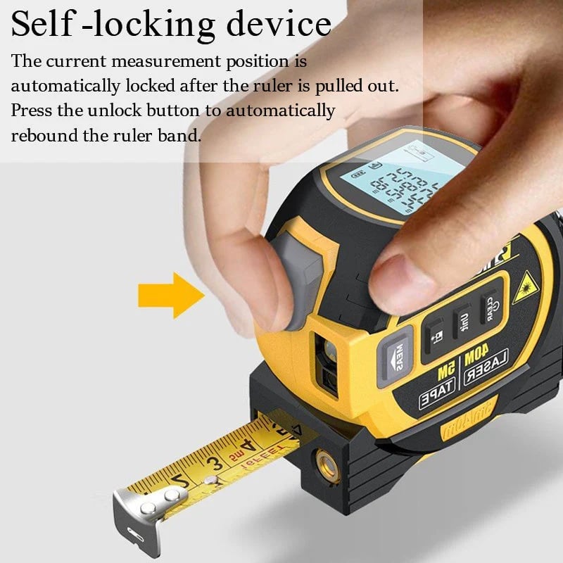 MeasurinSight 3-In-1 Infrared Laser Tape Measuring