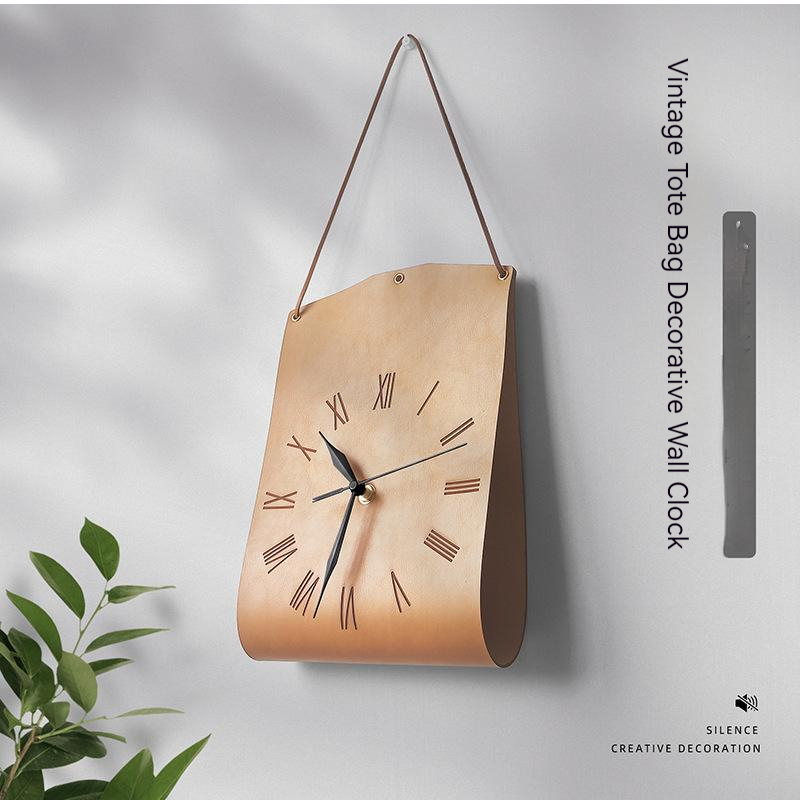 Bag-Shaped Creative Wall Clock Modern Art Clock