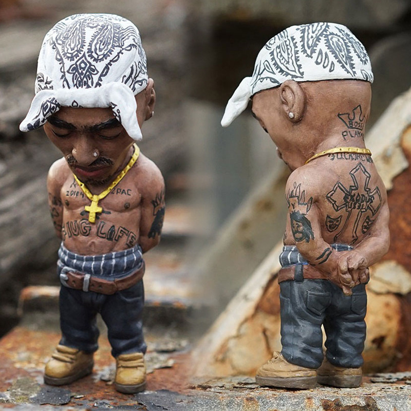 Rapper Resin Doll Character Decoration Hip Hop Doll Decoration