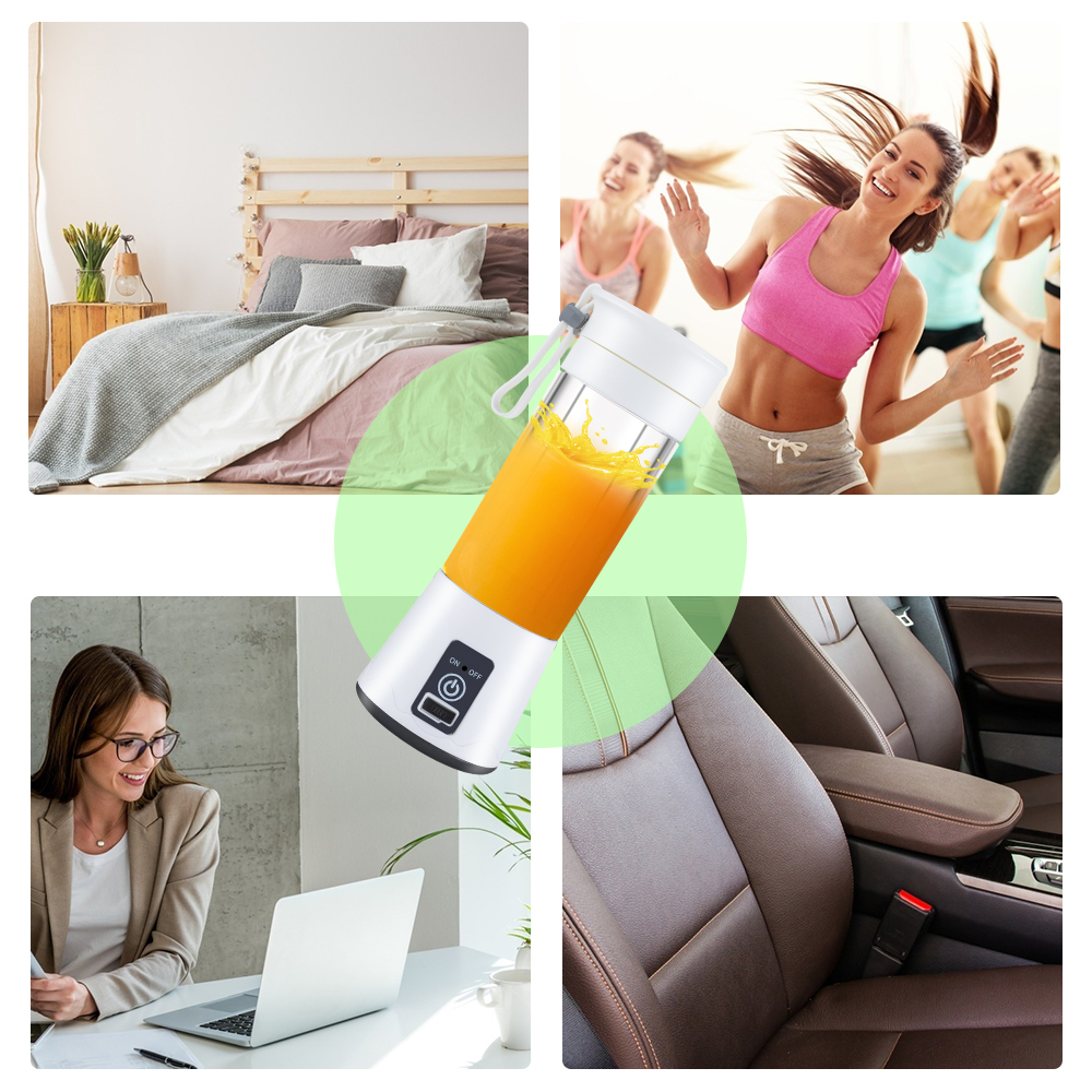 Portable Electric Juicer USB Rechargeable Handheld Smoothie Blender Fr