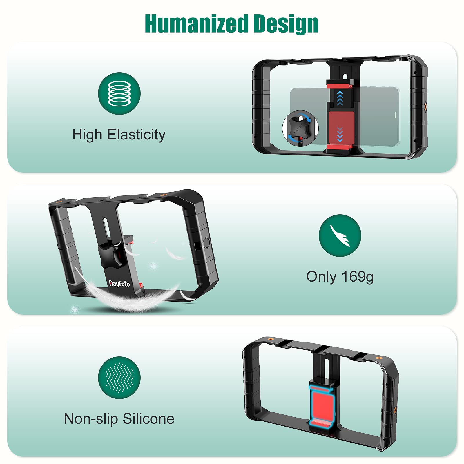 Smartphone Video Rig Handheld Phone Video Cage 