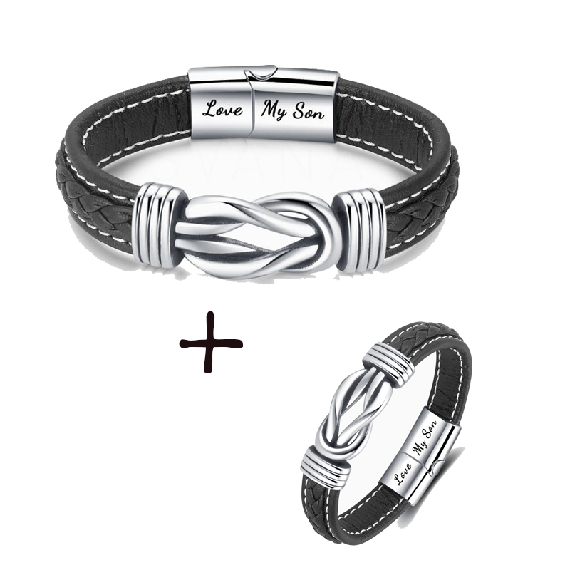 🔥Buy One Get One Free“Mother and Son Forever Linked Together" Braided