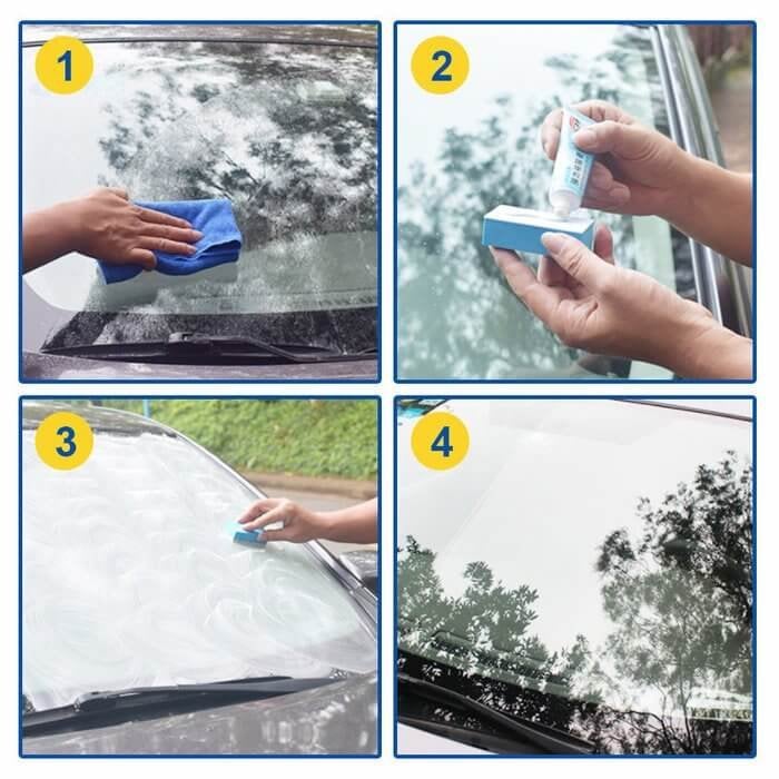 Hot Sale -  Car Glass Oil Film Cleaner（BUY MORE SAVE MORE） - Conceptbake