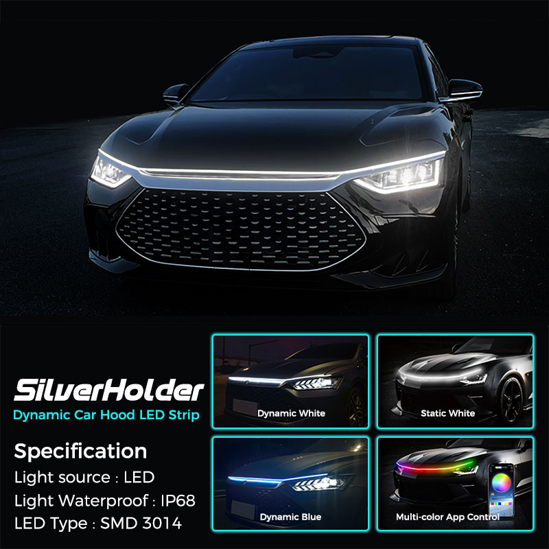 Dynamic Car Hood LED Strip