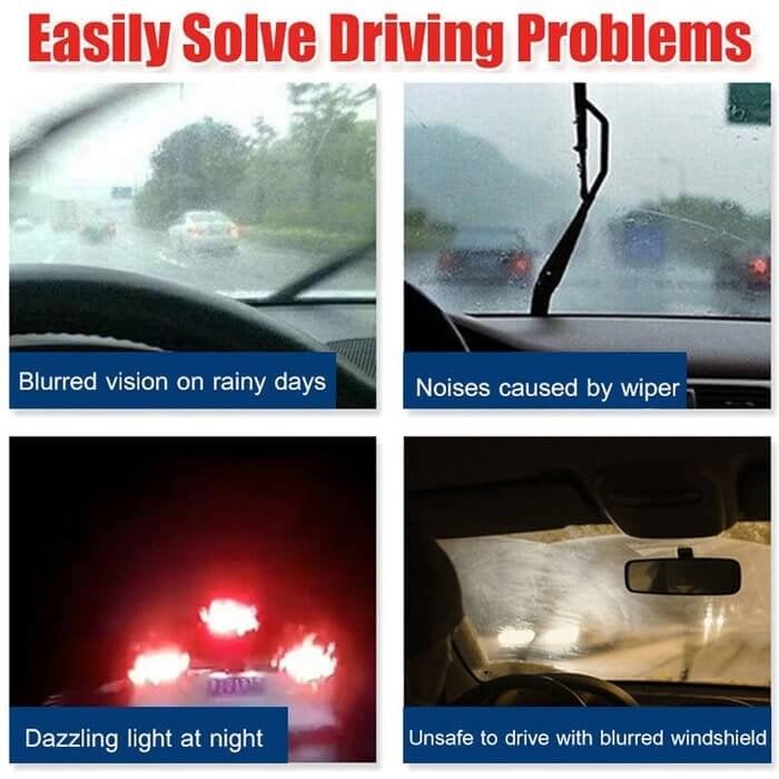 Hot Sale -  Car Glass Oil Film Cleaner（BUY MORE SAVE MORE） - Conceptbake