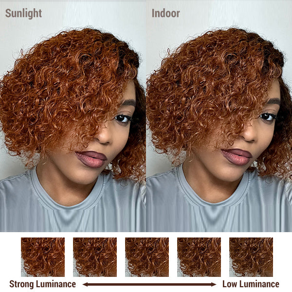 Trendy Short Cut Curly Minimalist Undetectable Lace Wig