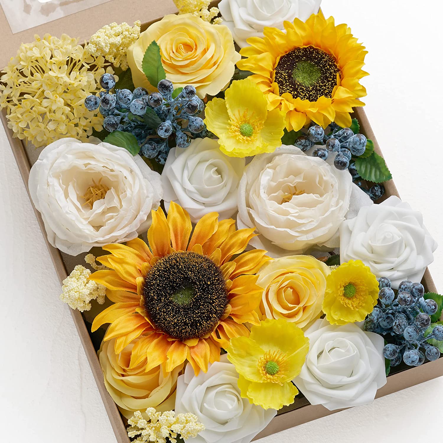 YEEFLORA Artificial Flowers Combo Set Fake Flower