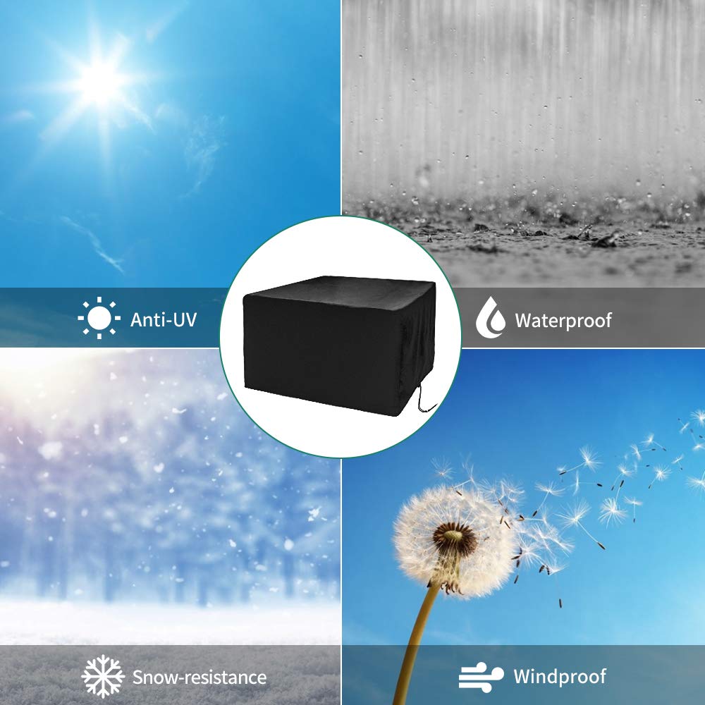 CosyInSofa Garden Furniture Covers, Patio Furniture Protective Cover Waterproof, Windproof, Anti-UV