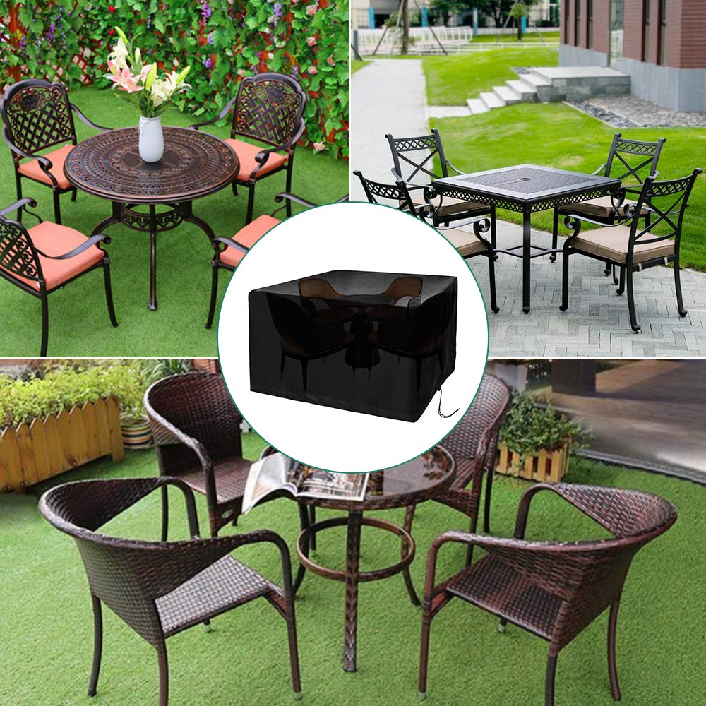 CosyInSofa Garden Furniture Covers, Patio Furniture Protective Cover Waterproof, Windproof, Anti-UV