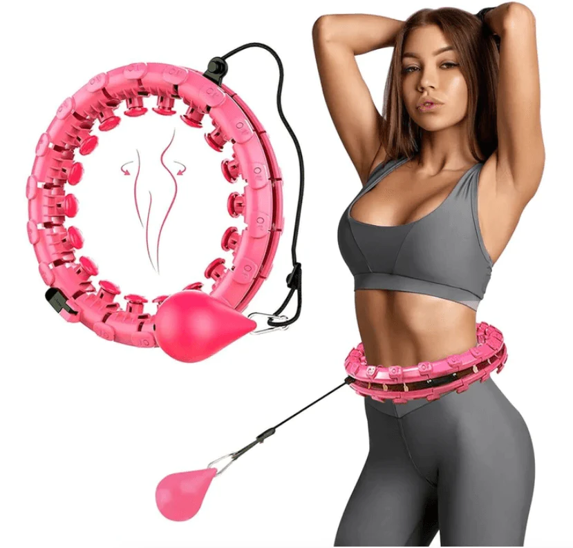 Smart Hula Ring Hoops Weighted Hula Circle 24 Detachable Fitness Ring 