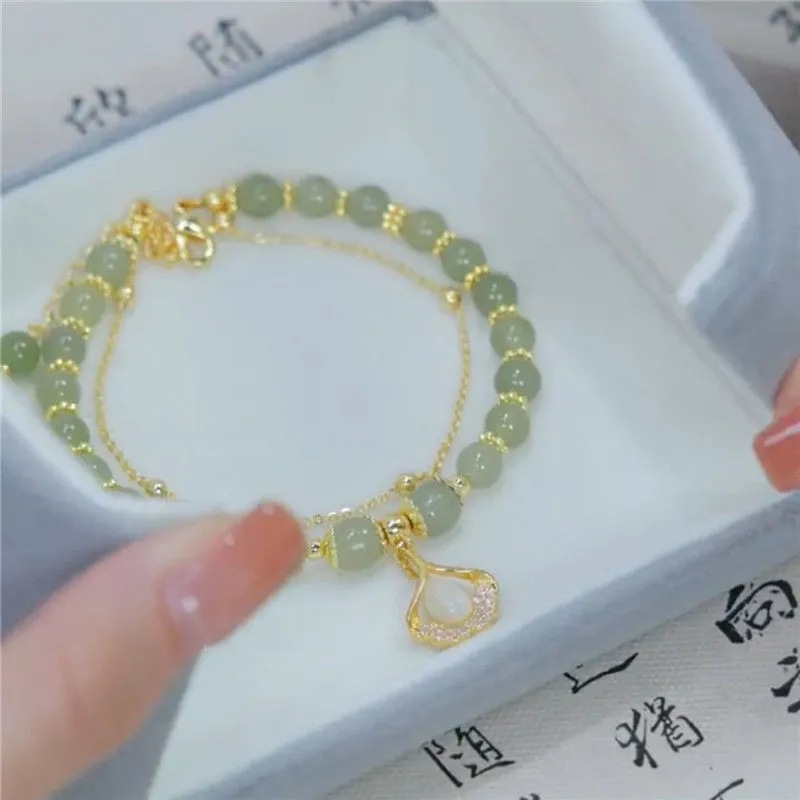 ✨ 【Cumpărați 1 obțineți 1 gratuit】 Noua brățară de aur 14K Hetian Jade