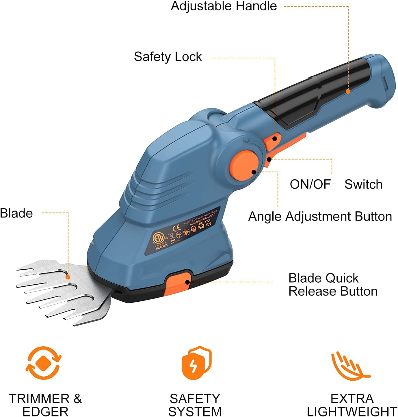 Handife Battery grass shears set