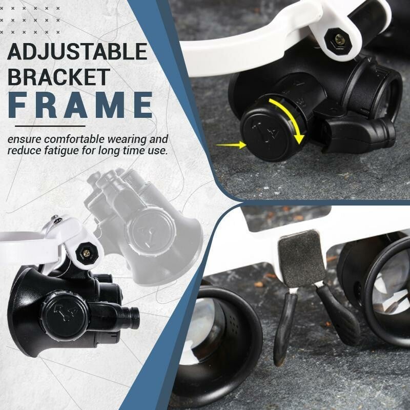 LED Glasses Magnifier 8x 15x 23x(🔥Hot sale 🔥50% OFF)