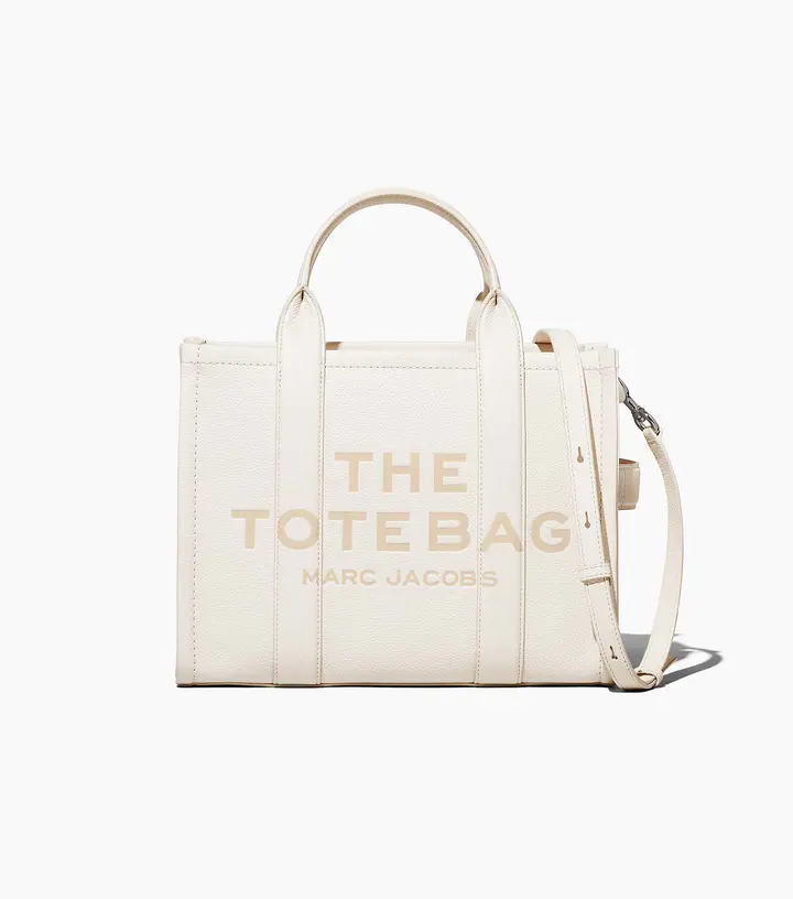 THE LEATHER MEDIUM TOTE BAG