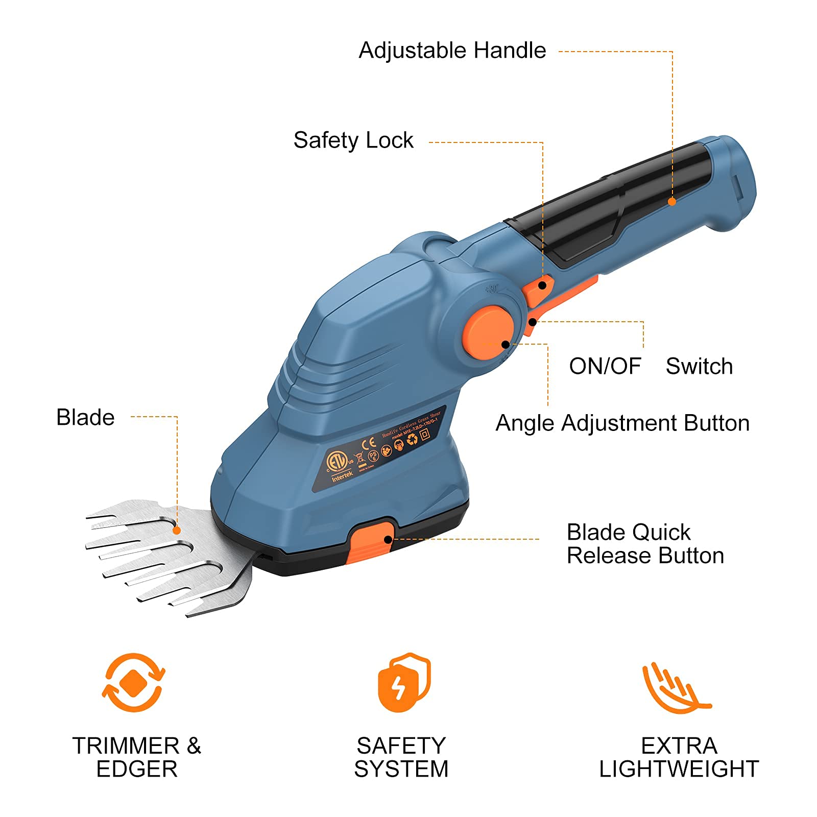 Handife Battery grass shears set