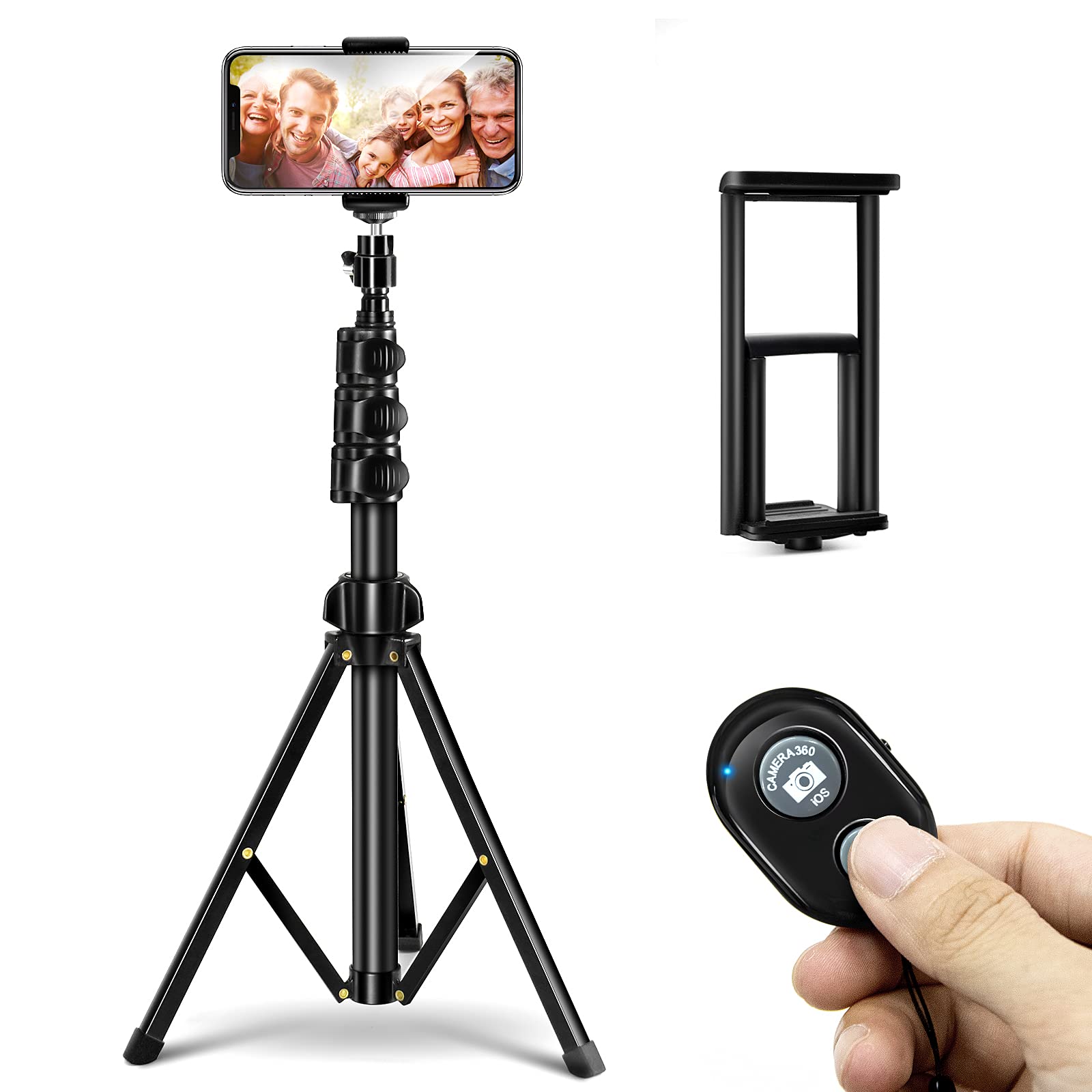 Mobile Tripod, 52" 134cm Light Smartphone Tripod