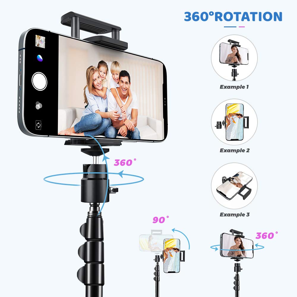 Mobile Tripod, 52" 134cm Light Smartphone Tripod