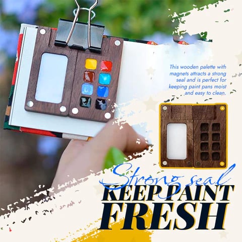 🔥Summer Hot Sale -49% OFF🔥Mini Black Walnut Empty Box Palette