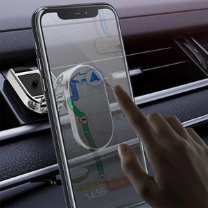 🔥HOT SALE 🔥2023 NEW ALLOY FOLDING MAGNETIC CAR PHONE HOLDER