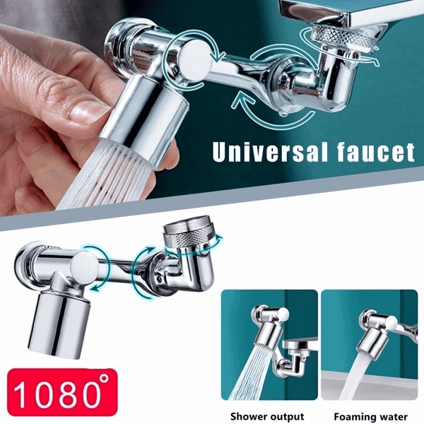 🎁New Year 2023 Sale🎁Universal 1080° Swivel Robotic Arm Swivel Extension Faucet Aerator
