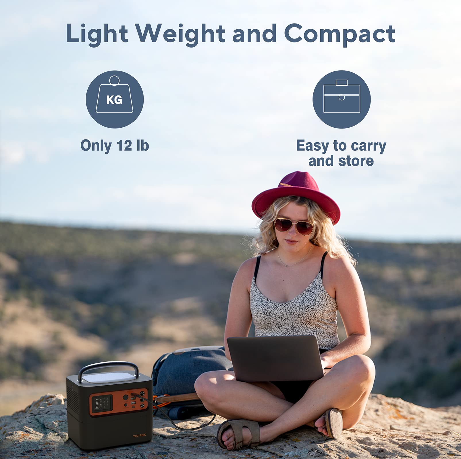 TIG FOX Portable Power Station 540Wh