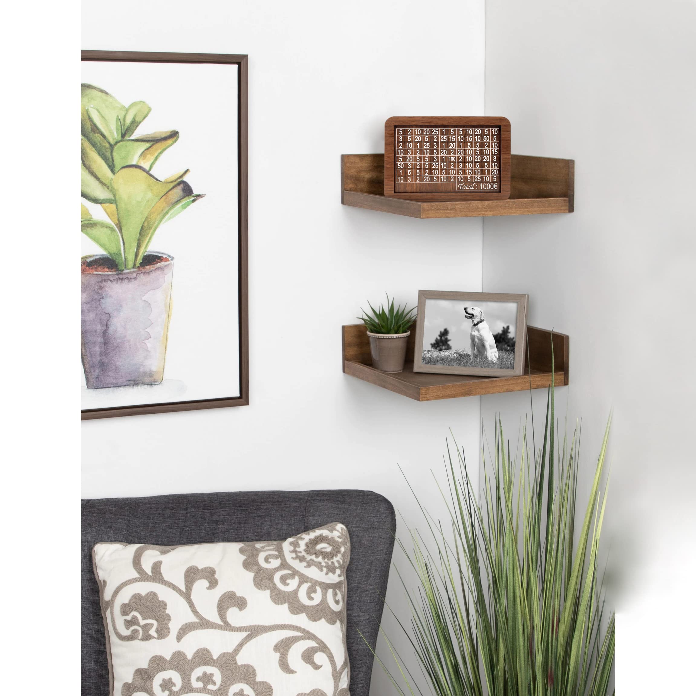 Wooden Money Box with Counter