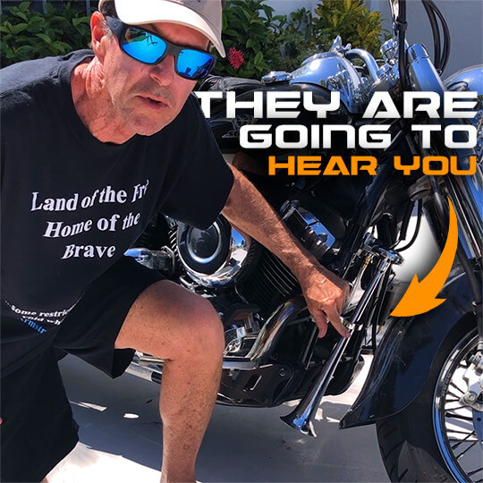 The World's Loudest Motorcycle Horn + Mounting Hardware & Complete Wir