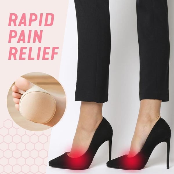 Honeycomb Fabric Forefoot Pads - 3 Pairs