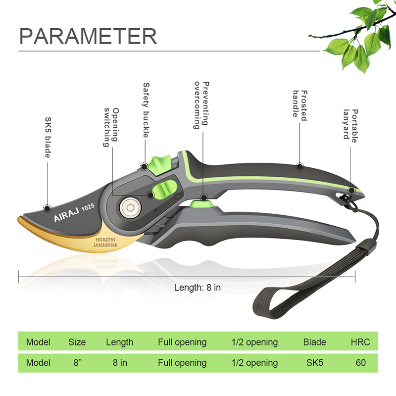 Pruning Shears Household Large Opening Garden Shears