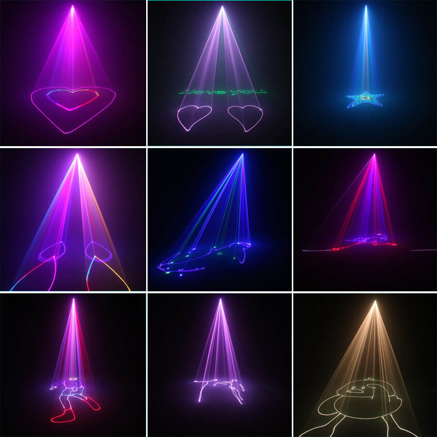 APP typing laser light can edit LOGO/animation/text 