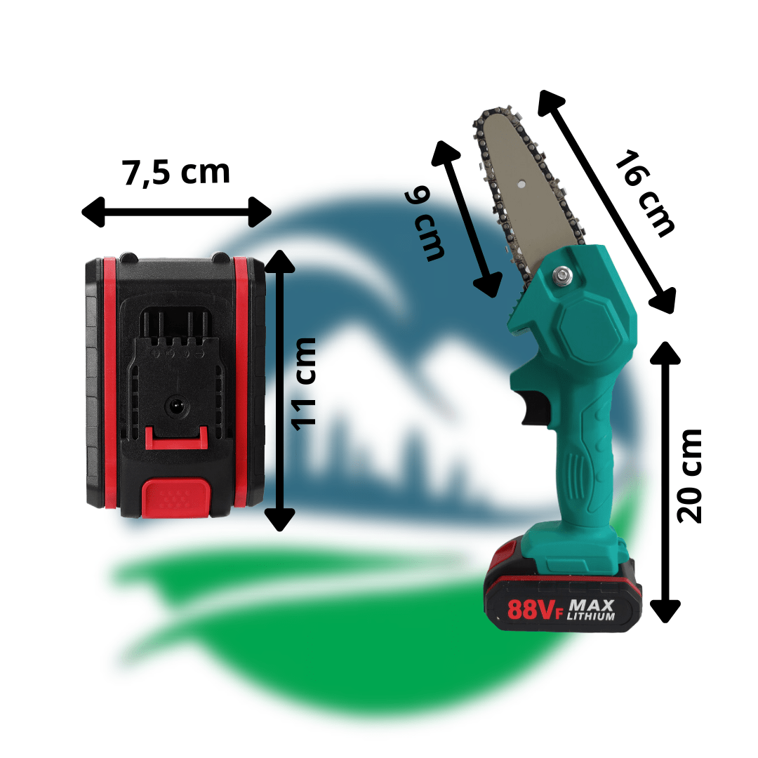 Motosserra Elétrica Portátil: Cortes Precisos + Brinde Exclusivo