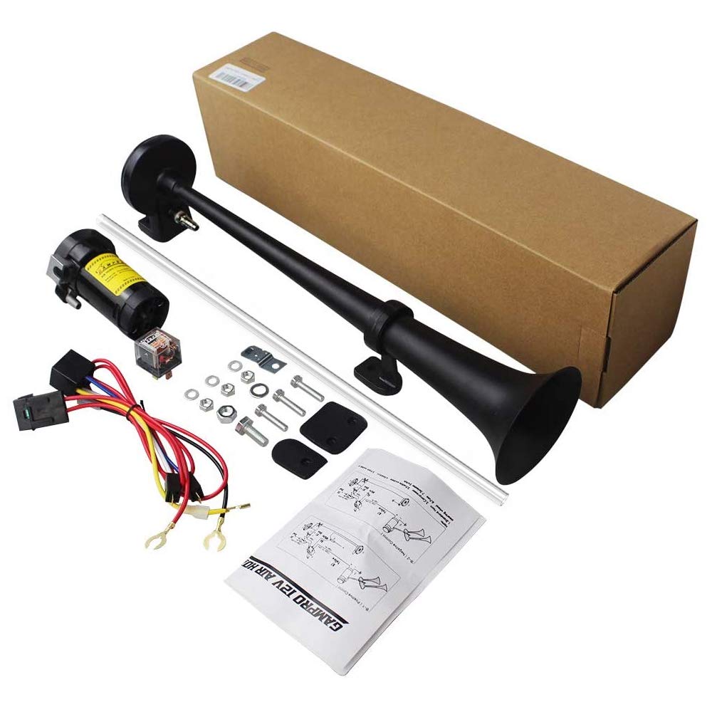 The World's Loudest Motorcycle Horn + Mounting Hardware & Complete Wir