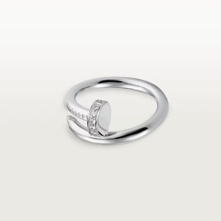 Diamond Stoned Nail Ring