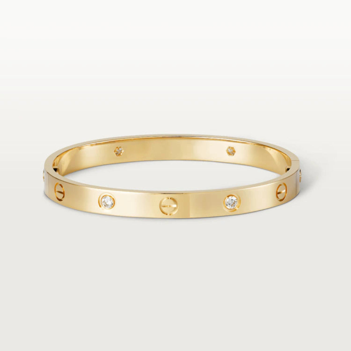 Half Stoned Diamond Bracelet