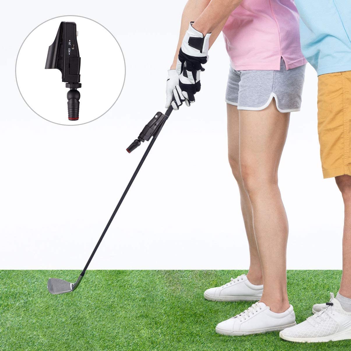 Laser golf trainer