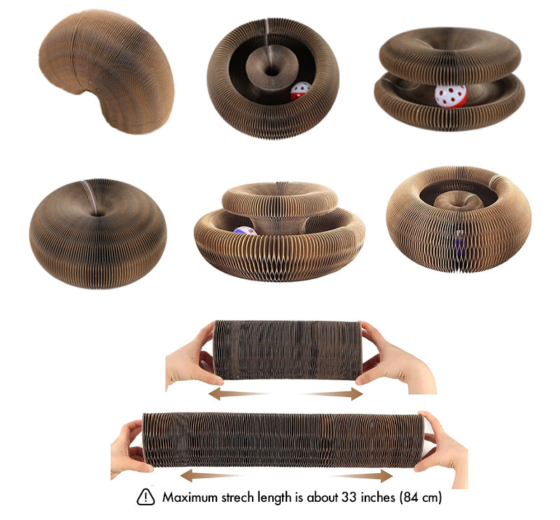 Magic Organ Cat Scratcher Toy Interactive Cat Scratching Board