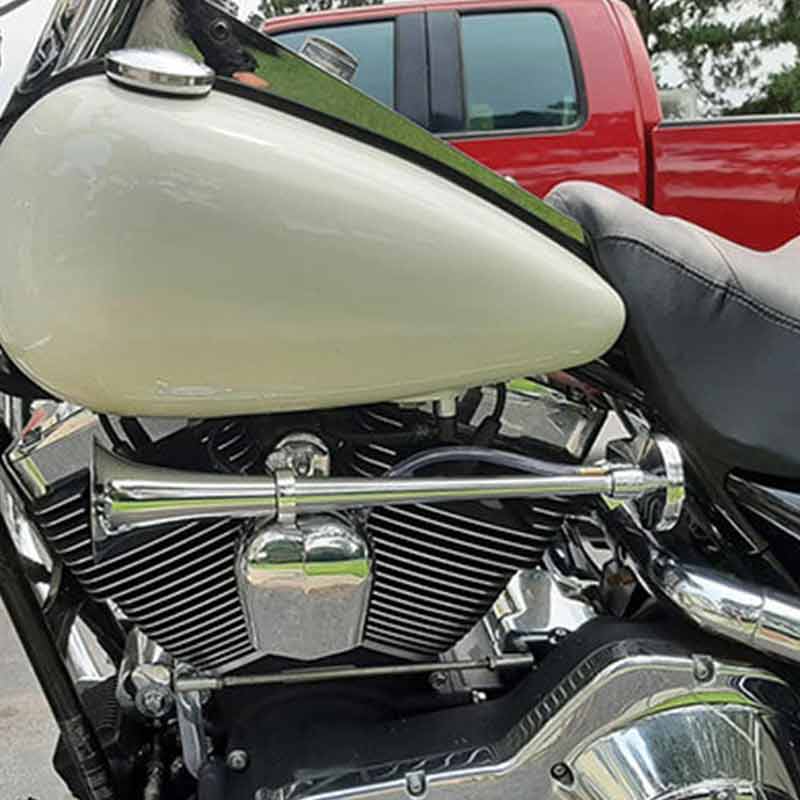 The World's Loudest Motorcycle Horn + Mounting Hardware & Complete Wir