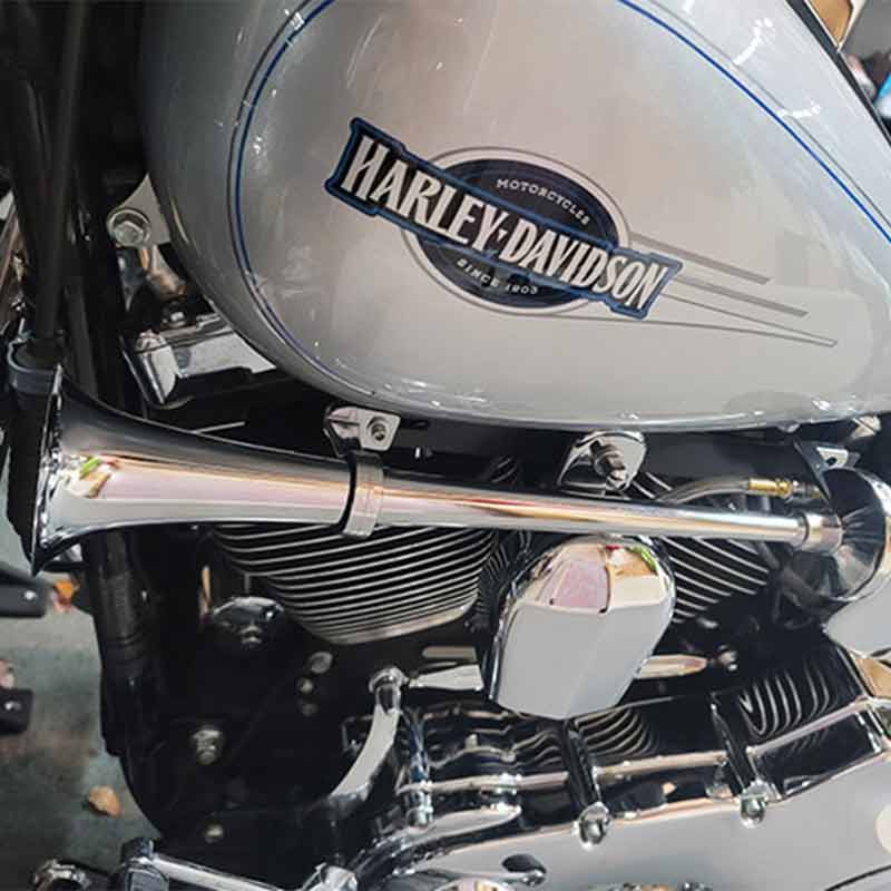 The World's Loudest Motorcycle Horn + Mounting Hardware & Complete Wir