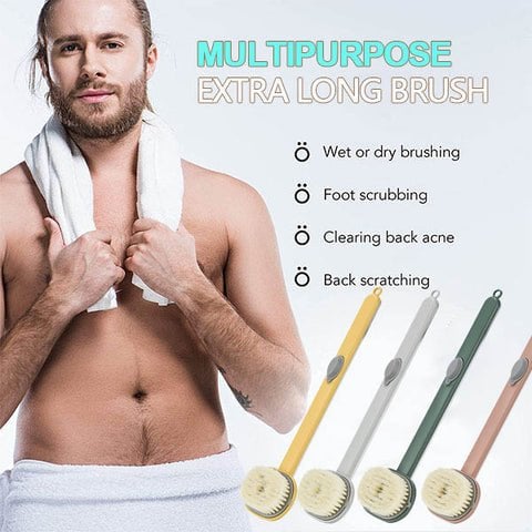 (🔥Hot Sale - 49% OFF) Long Handle Liquid Bath Brush