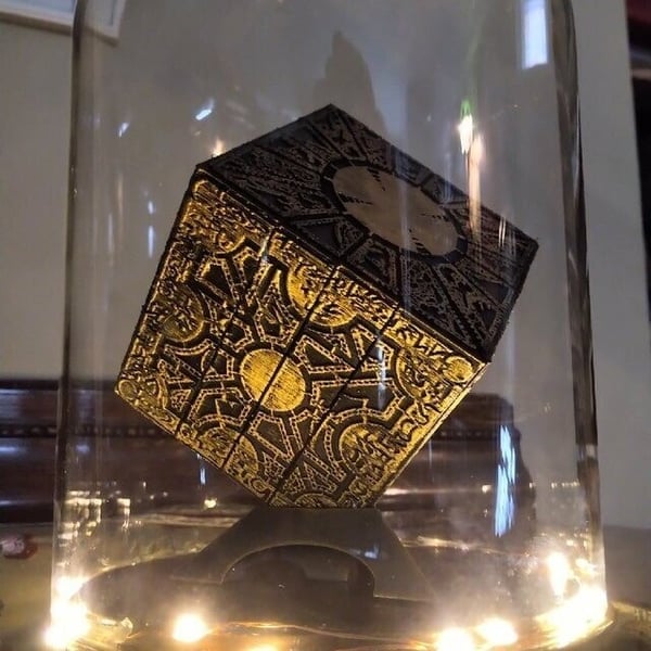 Removable  Puzzle Box with Stand-Lament Configuration