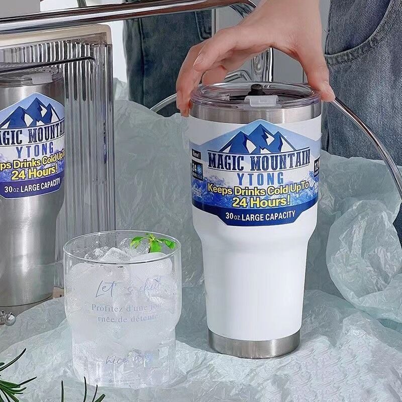 🔥Summer Hot sale-Car Cup 304 Stainless Thermos Steel Flask