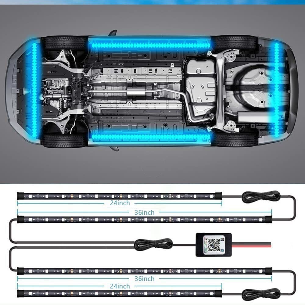 LAST DAY 49% OFF 2023 Car Chassis Flexible RGB Waterproof LED
