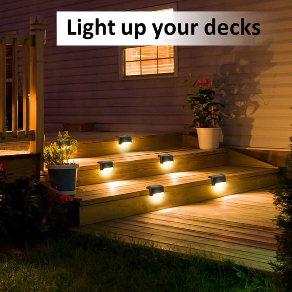 LED Solar Lamp Path Staircase Outdoor Waterproof Wall Light🔥BUY MORE 