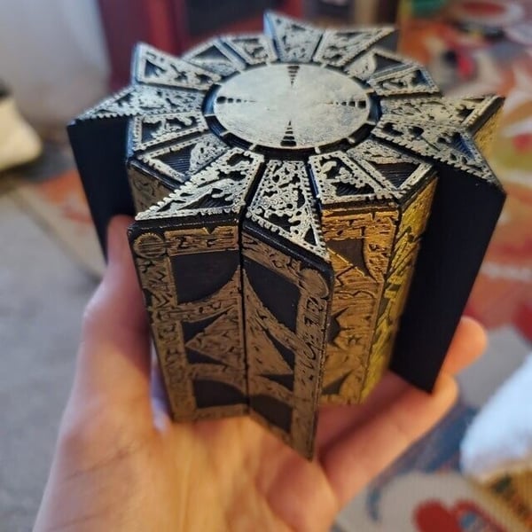 Removable  Puzzle Box with Stand-Lament Configuration