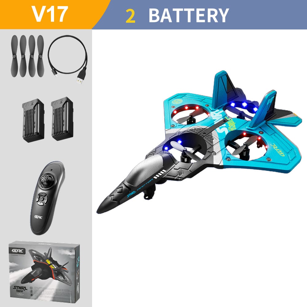 (🌲New Year Sale- SAVE 50% OFF)V17 Jet Fighter Stunt RC Airplane
